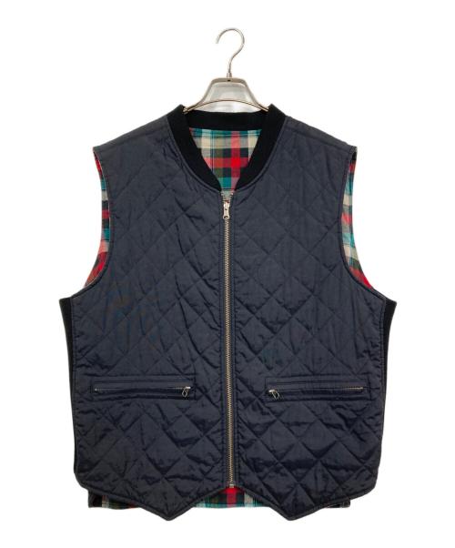 Eddie Bauer（エディーバウアー）Eddie Bauer (エディーバウアー) リバーシブルベスト ブラック サイズ:Lの古着・服飾アイテム
