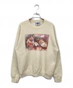 LEEリー）の古着「クルーネックスウェット」｜ベージュ