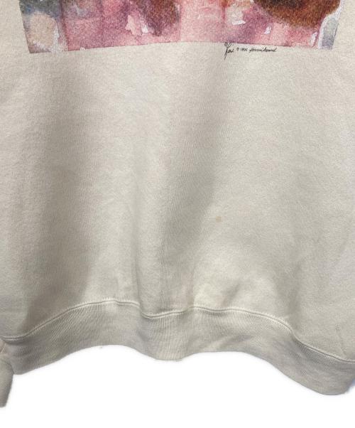 LEE（リー）LEE (リー) クルーネックスウェット ベージュ サイズ:Mの古着・服飾アイテム