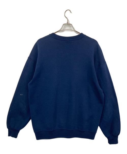 RUSSELL ATHLETIC（ラッセルアスレチック）RUSSELL ATHLETIC (ラッセルアスレチック) Vガゼットプリントスウェット ネイビー サイズ:XLの古着・服飾アイテム
