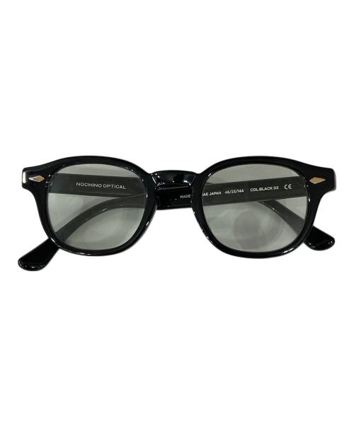 NOCHINO OPTICAL（ノチノオプティカル）NOCHINO OPTICAL (ノチノオプティカル) 伊達眼鏡 ブラック サイズ:46/23/144の古着・服飾アイテム