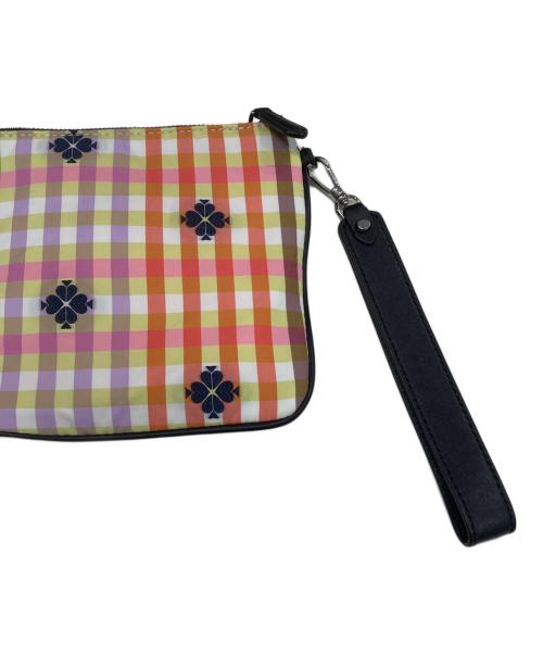 Kate Spade（ケイトスペード）Kate Spade (ケイトスペード) BEAMS COUTURE (ビームス クチュール) 刺繍ポーチ マルチカラーの古着・服飾アイテム