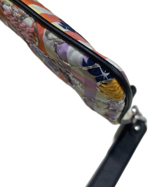 Kate Spade（ケイトスペード）Kate Spade (ケイトスペード) BEAMS COUTURE (ビームス クチュール) 刺繍ポーチ マルチカラーの古着・服飾アイテム