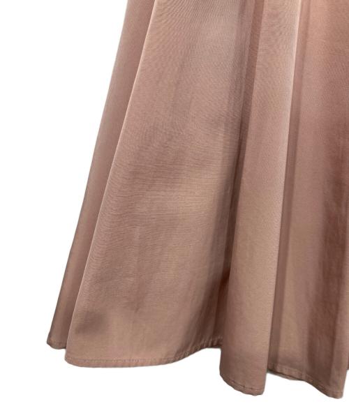 Demi-Luxe Beams（デミルクス ビームス）Demi-Luxe BEAMS (デミルクス ビームス) ボックスタック フレアスカート ピンク サイズ:38の古着・服飾アイテム