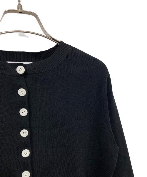 UNITED ARROWS（ユナイテッドアローズ）UNITED ARROWS (ユナイテッドアローズ) RY/PE ショート カーディガン ブラック サイズ:表記なしの古着・服飾アイテム
