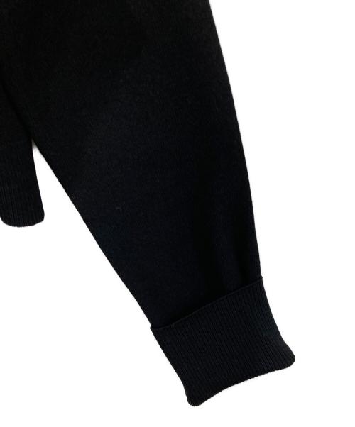 UNITED ARROWS（ユナイテッドアローズ）UNITED ARROWS (ユナイテッドアローズ) RY/PE ショート カーディガン ブラック サイズ:表記なしの古着・服飾アイテム