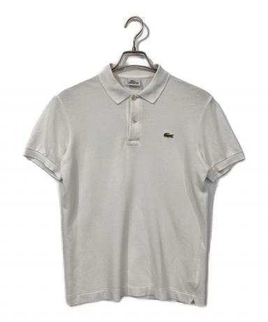 中古・古着通販】LACOSTE (ラコステ) ポロシャツ ホワイト サイズ:3