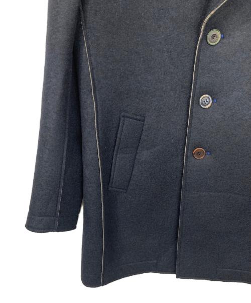 Bob（ボブ）Bob (ボブ) ボンディングチェスターコート ネイビー サイズ:48の古着・服飾アイテム