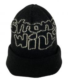 COMME des GARCONS SHIRT（コムデギャルソンシャツ）の古着「Strong Will Jacquard Beanie」｜ブラック