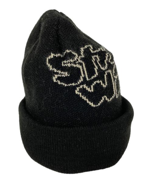 COMME des GARCONS SHIRT（コムデギャルソンシャツ）COMME des GARCONS SHIRT (コムデギャルソンシャツ) Strong Will Jacquard Beanie ブラックの古着・服飾アイテム