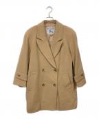 Burberry'sバーバリー）の古着「カシミヤブレンドダブルコート」｜ブラウン