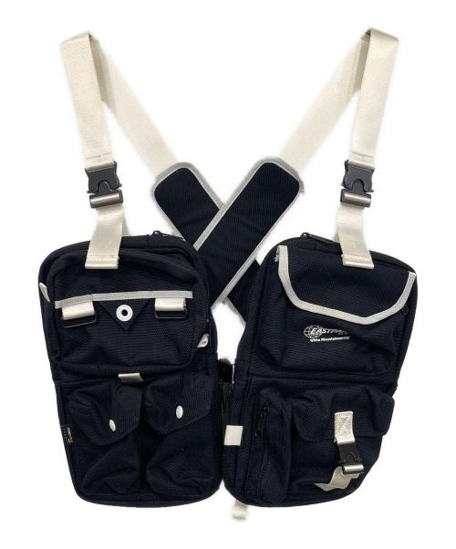 EASTPAK（イーストパック）EASTPAK (イーストパック) WHITE MOUNTAINEERING (ホワイトマウンテ二アニング) ベストバッグ ブラックの古着・服飾アイテム