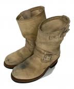 RED WINGレッドウィング）の古着「エンジニアブーツ」｜ベージュ