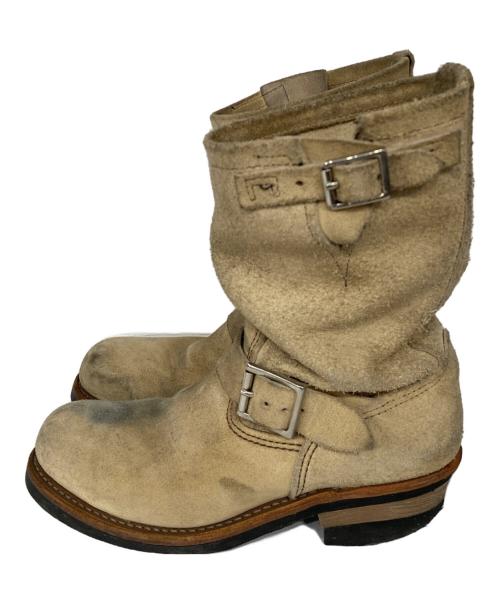 RED WING（レッドウィング）RED WING (レッドウィング) エンジニアブーツ ベージュ サイズ:25.0の古着・服飾アイテム
