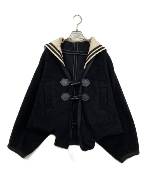 EGGKA（エッグカ）EGGKA (エッグカ) セーラーカラージャケット ブラック サイズ:表記無しの古着・服飾アイテム