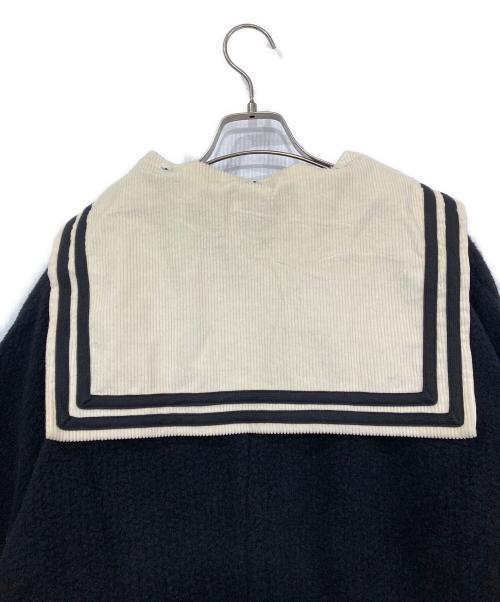 EGGKA（エッグカ）EGGKA (エッグカ) セーラーカラージャケット ブラック サイズ:表記無しの古着・服飾アイテム