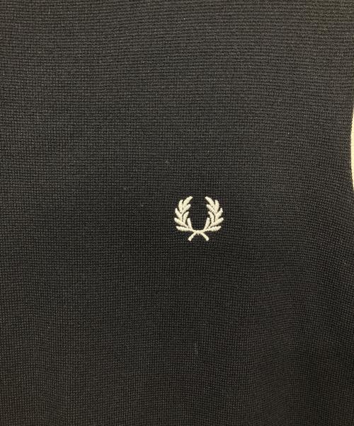 FRED PERRY（フレッドペリー）FRED PERRY (フレッドペリー) フレンチスリーブワンピース ブラック サイズ:UK8の古着・服飾アイテム