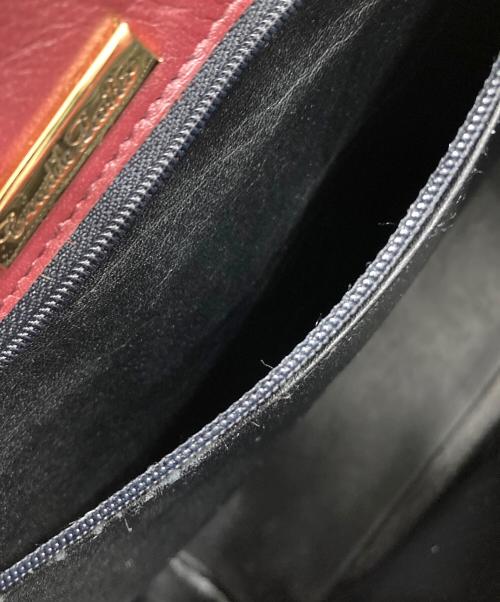 表記無し（ヒョウキナシ）表記無し (ヒョウキナシ) クロコトートバッグ パープルの古着・服飾アイテム