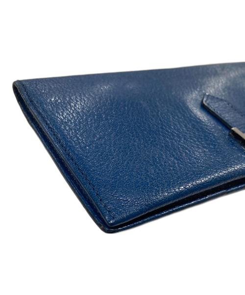 HERMES（エルメス）HERMES (エルメス) 2つ折り財布 ブルーの古着・服飾アイテム