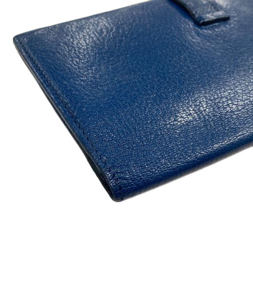 HERMES（エルメス）HERMES (エルメス) 2つ折り財布 ブルーの古着・服飾アイテム