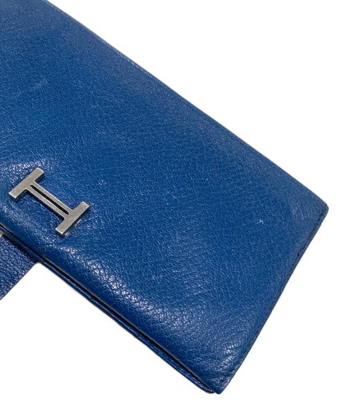 HERMES（エルメス）HERMES (エルメス) 2つ折り財布 ブルーの古着・服飾アイテム