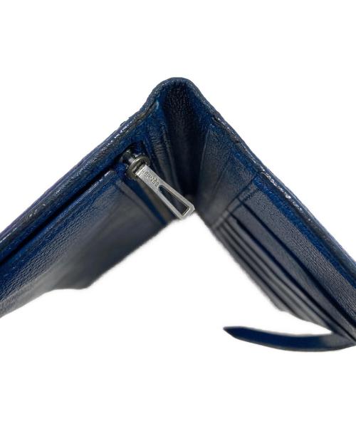 HERMES（エルメス）HERMES (エルメス) 2つ折り財布 ブルーの古着・服飾アイテム