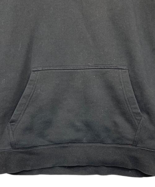 stussy（ステューシー）stussy (ステューシー) ロゴプリントフーディー ブラック サイズ:Mの古着・服飾アイテム