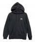 stussy（ステューシー）の古着「ロゴプリントフーディー」｜ブラック