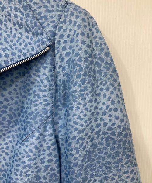 伊太利屋（イタリヤ）伊太利屋 (イタリヤ) 総柄コート ブルー サイズ:11の古着・服飾アイテム