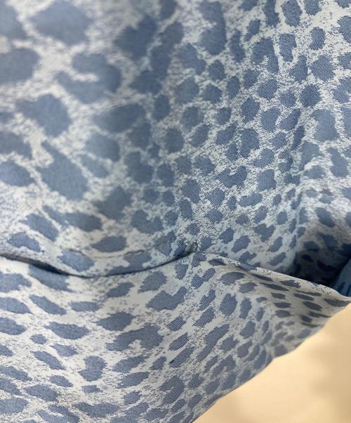 伊太利屋（イタリヤ）伊太利屋 (イタリヤ) 総柄コート ブルー サイズ:11の古着・服飾アイテム