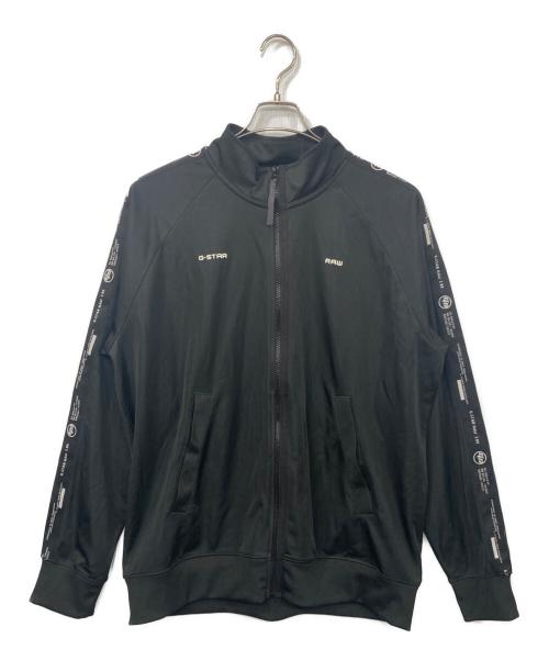 G-STAR RAW（ジースターロゥ）G-STAR RAW (ジースターロゥ) サイドロゴテープトラックジャケット ブラック サイズ:XLの古着・服飾アイテム