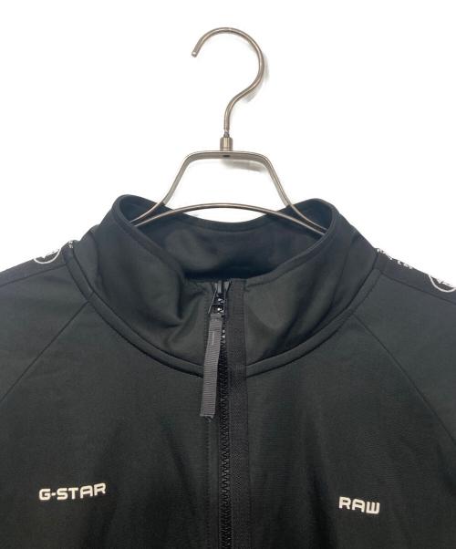 G-STAR RAW（ジースターロゥ）G-STAR RAW (ジースターロゥ) サイドロゴテープトラックジャケット ブラック サイズ:XLの古着・服飾アイテム