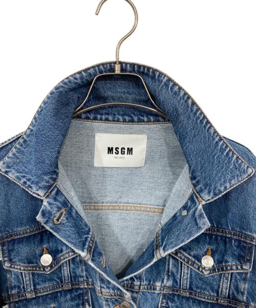 MSGM（エムエスジーエム）MSGM (エムエスジーエム) デニムジャケット インディゴ サイズ:40の古着・服飾アイテム