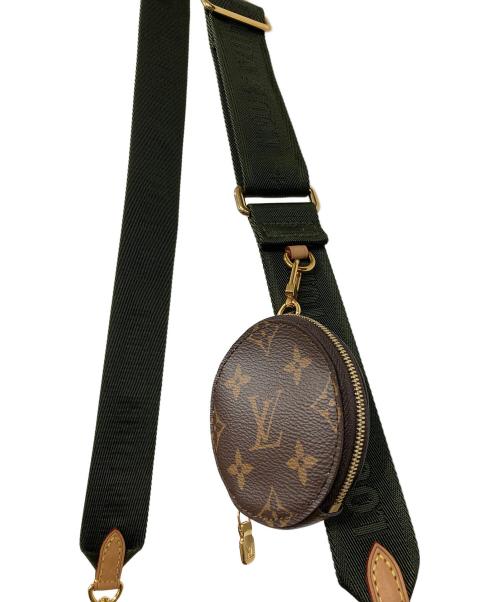LOUIS VUITTON（ルイ ヴィトン）LOUIS VUITTON (ルイ ヴィトン) ミュルティ ポシェット アクセソワール ブラウン×カーキの古着・服飾アイテム
