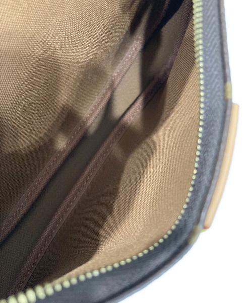 LOUIS VUITTON（ルイ ヴィトン）LOUIS VUITTON (ルイ ヴィトン) ミュルティ ポシェット アクセソワール ブラウン×カーキの古着・服飾アイテム