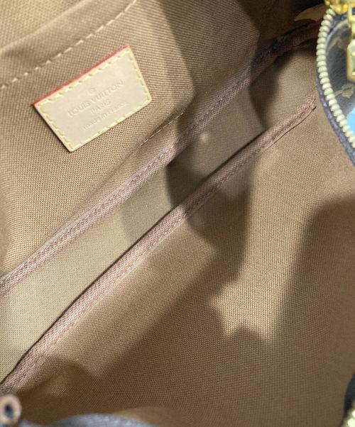 LOUIS VUITTON（ルイ ヴィトン）LOUIS VUITTON (ルイ ヴィトン) ミュルティ ポシェット アクセソワール ブラウン×カーキの古着・服飾アイテム