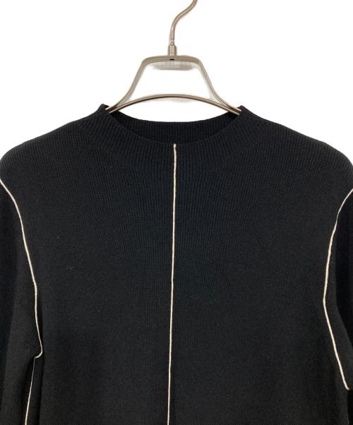 Rirandture（リランドチュール）Rirandture (リランドチュール) ドッキングニットワンピース ブラック×ホワイト サイズ:1の古着・服飾アイテム