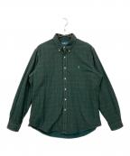 RALPH LAURENラルフローレン）の古着「ボタンダウンシャツ」｜グリーン