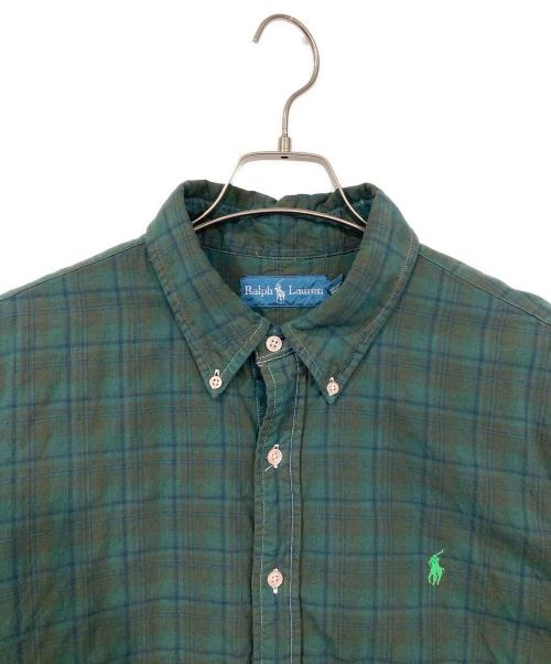 RALPH LAUREN（ラルフローレン）RALPH LAUREN (ラルフローレン) ボタンダウンシャツ グリーン サイズ:SIZE XLの古着・服飾アイテム