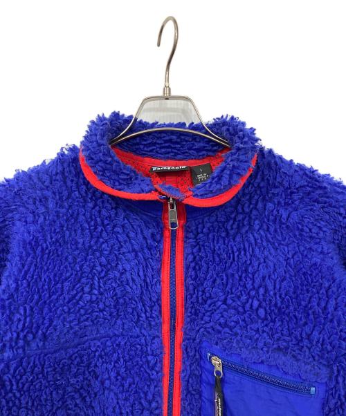 Patagonia（パタゴニア）Patagonia (パタゴニア) クラシックレトロカーディガン ブルー×レッド サイズ:Lの古着・服飾アイテム