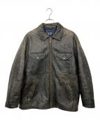 GAPギャップ）の古着「レザージャケット」｜ブラック