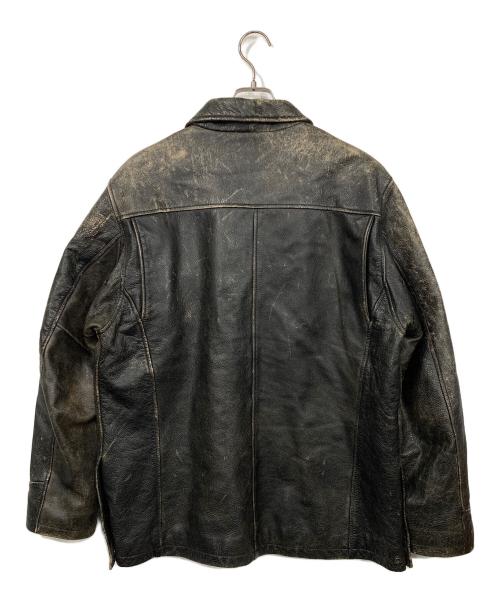 GAP（ギャップ）GAP (ギャップ) レザージャケット ブラック サイズ:Mの古着・服飾アイテム