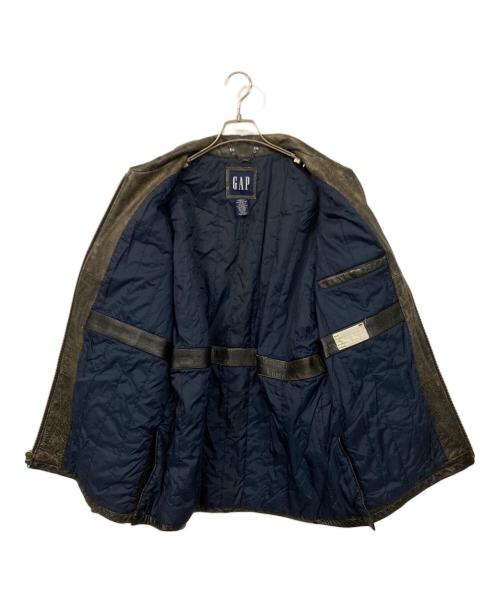 GAP（ギャップ）GAP (ギャップ) レザージャケット ブラック サイズ:Mの古着・服飾アイテム