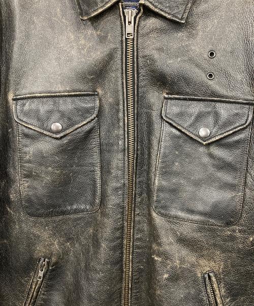 GAP（ギャップ）GAP (ギャップ) レザージャケット ブラック サイズ:Mの古着・服飾アイテム