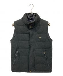 LACOSTE（ラコステ）の古着「ウールダウンベスト」｜グレー