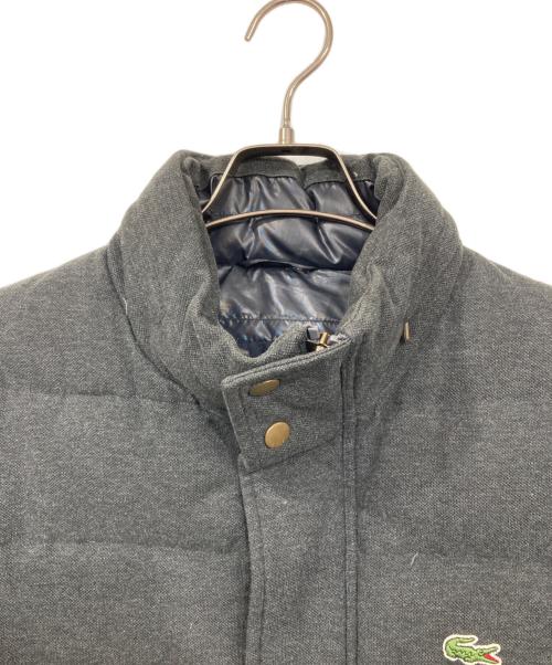 LACOSTE（ラコステ）LACOSTE (ラコステ) ウールダウンベスト グレー サイズ:48の古着・服飾アイテム
