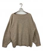 MICA&DEALマイカアンドディール）の古着「フォックスボートネックプルオーバー」｜ベージュ