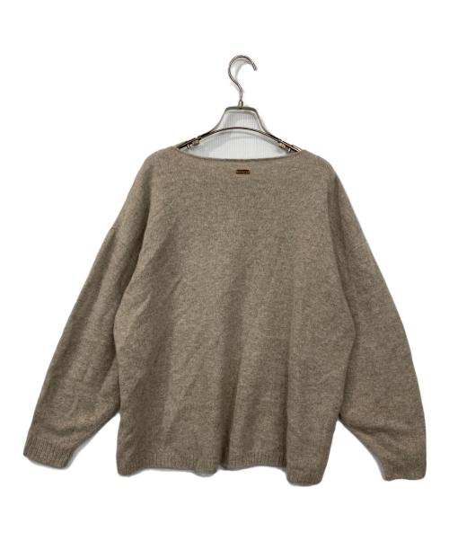 MICA&DEAL（マイカアンドディール）MICA&DEAL (マイカアンドディール) フォックスボートネックプルオーバー ベージュ サイズ:FREEの古着・服飾アイテム