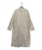 MARMARMARマーマーマー）の古着「コットンリネンワンピース」｜ベージュ