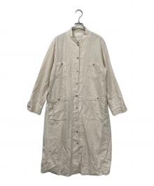 MARMARMAR（マーマーマー）の古着「コットンリネンワンピース」｜ベージュ